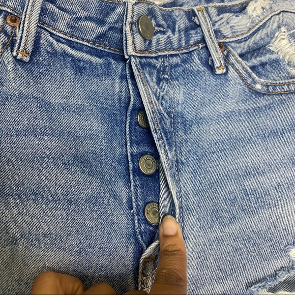 Revolve Grlfrnd Jourdan tomboy shorts size 27 - Picture 5 of 9